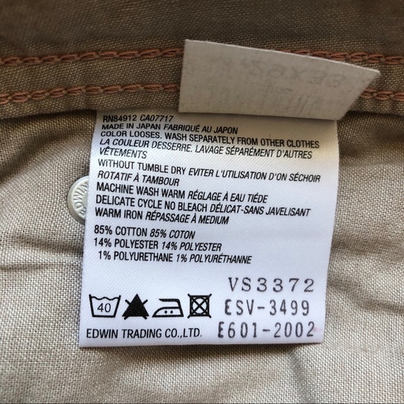 ***JAPANESE DENIM*** EDWIN JEANS BY VIENUS JEANS - Picture 10 of 14